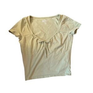 Hollister Women's Olive Green Top
